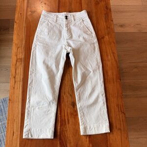 Mica Women's White Cropped Jeans Size 26